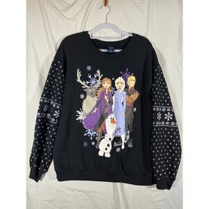 Disney Frozen II  XL 15-17 Black Sweatshirt